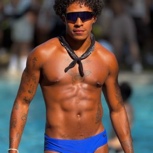 Sunga Slim Lisa - Azul Royal