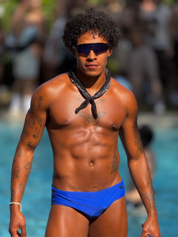 Sunga Slim Lisa - Azul Royal