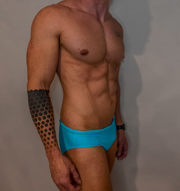 Sunga Slim Lisa - Azul Turquesa - Imagem 3